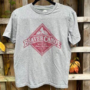 Beaver Canoe Classic Logo T-Shirt – Heather Grey